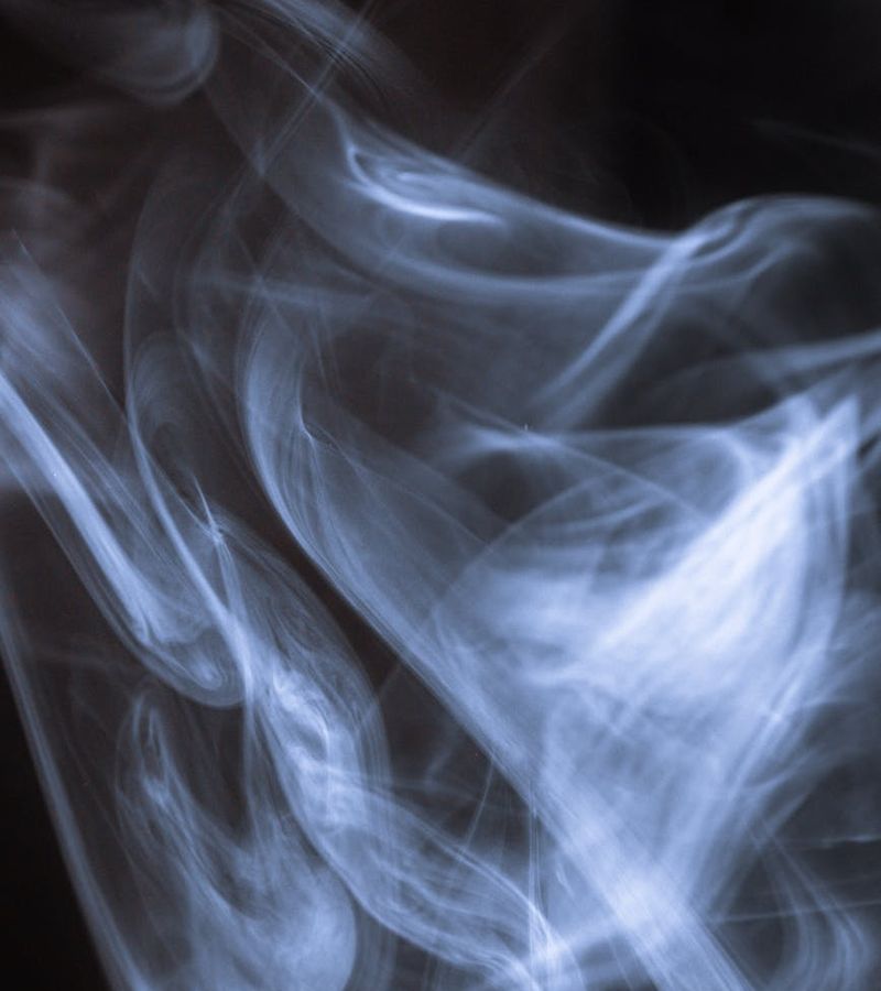 An artistic representation of lungs or airflow, showing gentle movement.